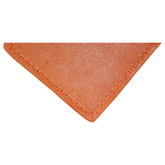 TPK Leather Line – Premium Leather Golf Bag Tag, Rectangular, Burbon Red