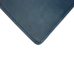 Yardage PGA Book Holder - Professional Tour Version, Ocean Blue, Premium Full Grain Leather Book Cover