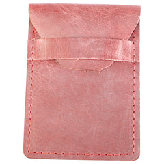 TPK Business Card Holder  – Burgandy Red, Full Grain Leather