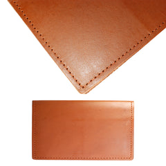 TPK Full Grain Leather Passport Travel Wallet – English Tan, Premium Passport Holder - Passport Cover