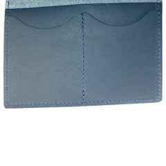 TPK Full Grain Leather Passport Travel Wallet – Ocean Blue Napa, Premium Passport Holder - Passport Cover