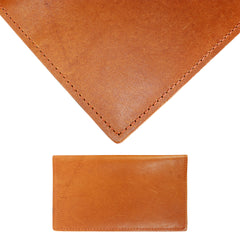 TPK Full Grain Leather Passport Travel Wallet – Bourbon Red, Passport Holder - Passport Cover