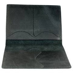 TPK Full Grain Leather Passport Travel Wallet – Black, Passport Holder - Passport Cover