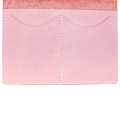 TPK Full Grain Leather Passport Travel Wallet – Pink, Passport Holder - Passport Cover