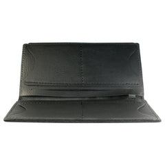 TPK Checkbook Holder – United States Navy - Black Dove, Full Grain Leather