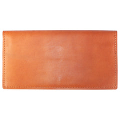 TPK Checkbook Holder - Bourbon Red, Premium Full Grain Leather