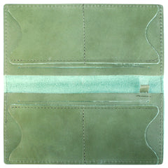 TPK Checkbook Holder – Fairway Green, Full Grain Leather