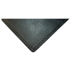 TPK Business Card Holder  – Ebony Black, Premium Full Grain Leather