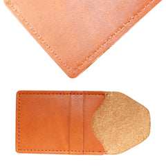 TPK Business Card Holder  – English Tan, Premium Full Grain Leather