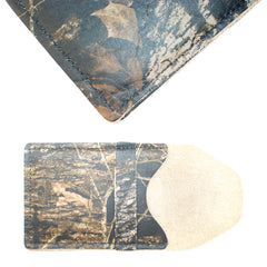 TPK Business Card Holder  – Mossy Oak, Full Grain Leather