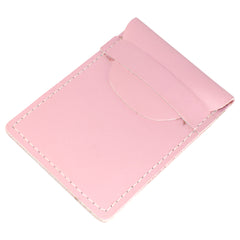 TPK Business Card Holder  – Pink, Full Grain Leather