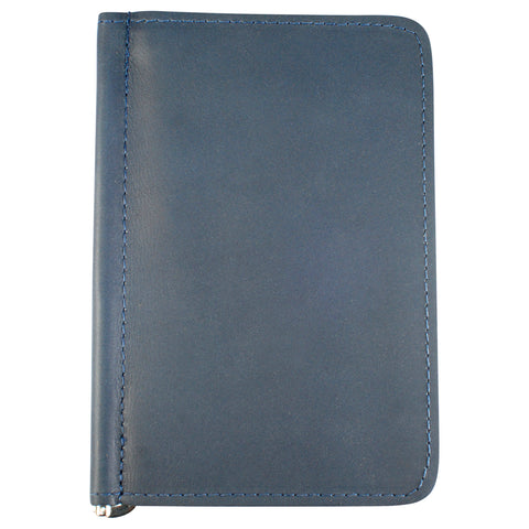 Ocean Blue Napa, Premium Full Grain Leather Scorecard Holder
