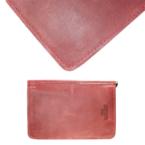 TPK Scorecard Holders  – Burgundy Red, Full Grain Leather