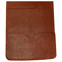 Yardage PGA Book Holder - Professional Tour Version, Chestnut Brown, Full Grain Leather Book Cover