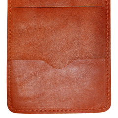 Yardage PGA Book Holder - Professional Tour Version, Bourbon Red, Premium Full Grain Leather Book Cover