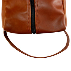TPK Full Grain Leather  Shoe Bag, Brown
