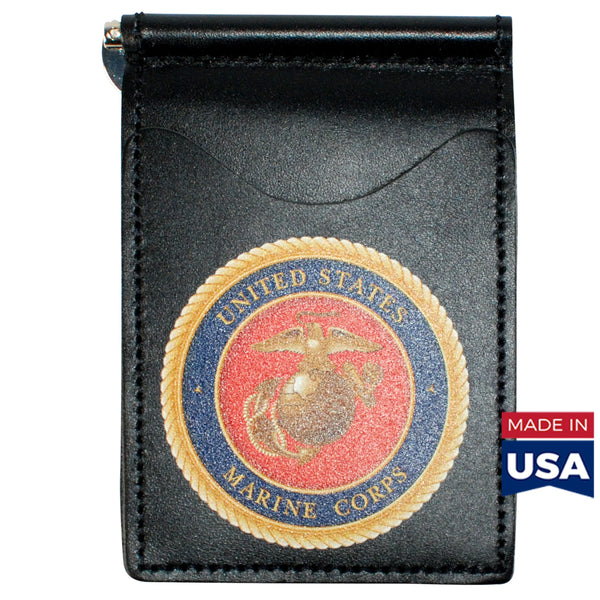 United States Marine Corp – Black, Full Grain Leather